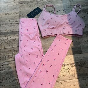 Astoria Activewear Pink Cherry Set